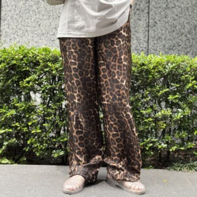 manipuri(マニプリ)のストレートパンツnewレオパード通販