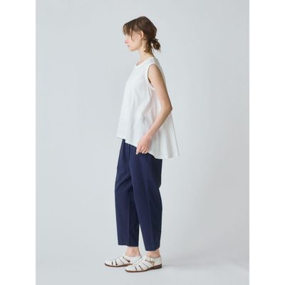 MidiUmi / ミディウミ MidiUmi クルーネックノースリーブフレアタンクトップ MidiUmi(ミディウミ)のクルーネックノースリーブフレアタンク