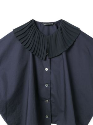 最終価格　【新品】　mizuiroind ミズイロインド プリーツカラーシャツ mizuiro ind プリーツカラーシャツ｜ MARcourt ONLINE STORE