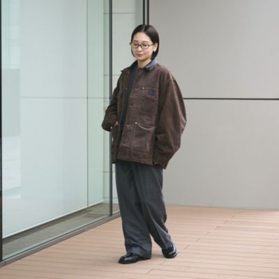 JANE SMITH(ジェーンスミス)の8W COTTON CORDUROY LEATHER COLLAR