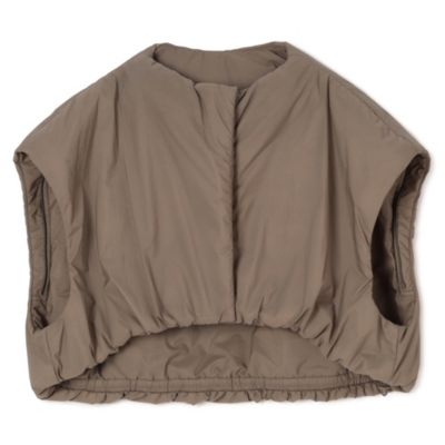 AMOMENTO(アモーメント)のSHEER NYLON PADDED CROP JUMPER通販