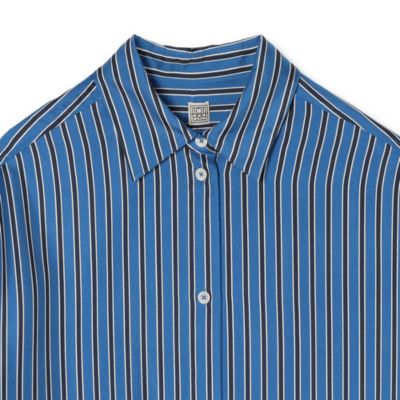 TOTEME(トーテム)のOversized striped shirt通販 | 集英社HAPPY PLUS STORE