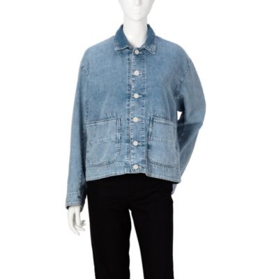 pas de calais(パドカレ)の26SS ナチュラル／ムラ糸デニムジャケット