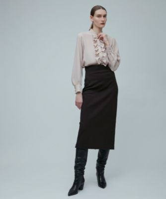 BEIGE，(ベイジ)の【WEB限定】STOW / フリルブラウス通販