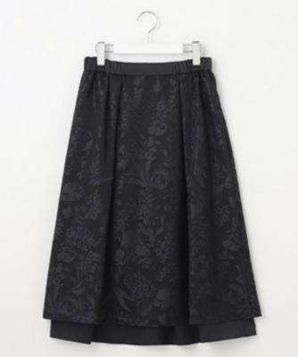 新品】自由区 フラワーオパールリバーシブルスカート 36