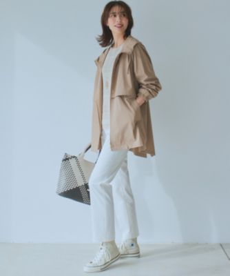 23区L ナイロン2WAYストレッチ フーデットアウター 46 撥水加工】ナイロン2WAYストレッチ フーデットアウター / 23区