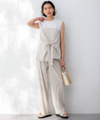 23区 L(ニジュウサンク エル)の【洗える】リネンレーヨン