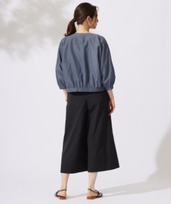 【カタログ掲載・接触冷感・洗える】ブライトシアーノーカラー ブルゾン 自由区｜【カタログ掲載・接触冷感・洗える】ブライトシアーノー