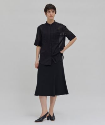 BEIGE, ベイジ 36【洗える】BAC バンドカラーブラウス BEIGE，(ベイジ)の【洗える】BAC / バンドカラーブラウス通販