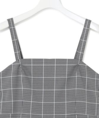 【美品】洗える ガンクラブプレイドチェック ワンピース 23区(ニジュウサンク)の【洗える】ガンクラブプレイドチェック