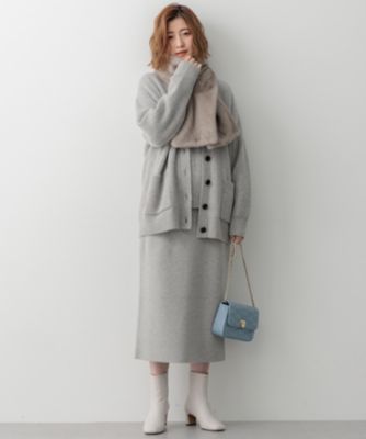 23区(ニジュウサンク)の【洗える】カシミヤブレンド Iライン ニット