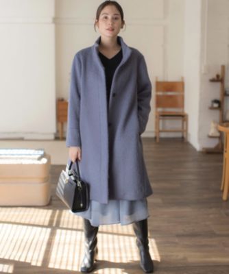 組曲(クミキョク)のスタンドカラーシャギーコート通販 | 集英社HAPPY