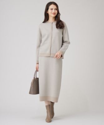 自由区(ジユウク)の【洗える】リバーシブルニット セットアップ