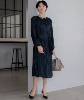 ぬ様 スーピマ裏毛 8分袖ワンピース│to touch