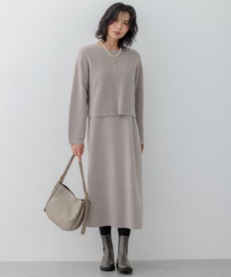 23区 L(ニジュウサンク エル)の【洗える】レイヤードニットツイン