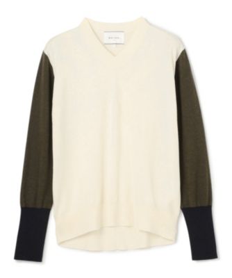 BEIGE, ★BURNET /カラーミックストップス　ベイジ23100円 BEIGE，(ベイジ)の【洗える】BURNET / カラーミックスクルーネック