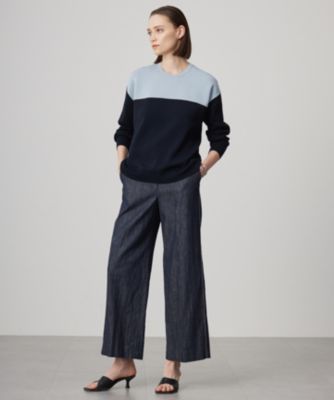 ICB(アイシービー)の【洗える】 コットンリアクティブデニム ワイド