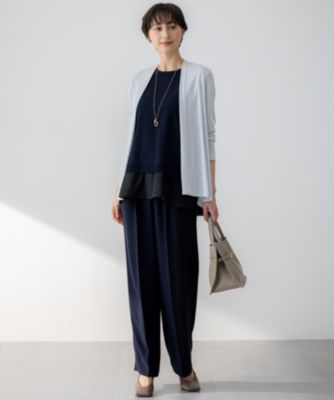 23区(ニジュウサンク)の【洗える】レーヨンポリエステルストレッチ