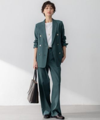 23区(ニジュウサンク)の【洗える】リネンレーヨンストレッチ ダブル