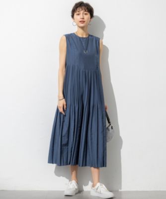 23区(ニジュウサンク)の【洗える】プリーツコンビ ワンピース通販