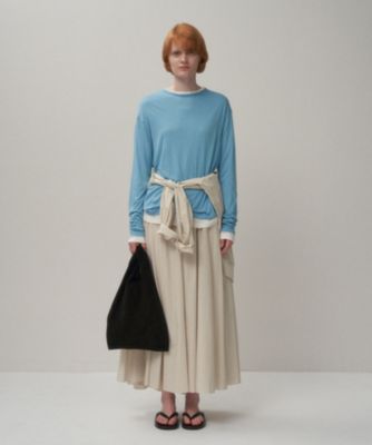 ATON(エイトン)のMODAL SILK JERSEY | クルーネックプルオーバー通販