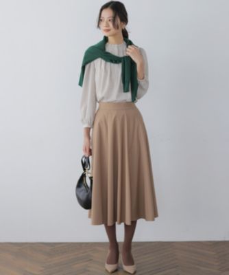 組曲 S(クミキョク エス)のハンサムツイルフレア スカート通販
