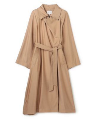 BEIGE，(ベイジ)のCOBURN / シルク混ロングステンカラーコート