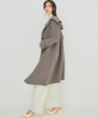 定40新品タグ付！有名人着用！ ロングコート Benistiマッカージュ 23区（ニジュウサンク） 【滝沢眞規子さん着用/VERY掲載】MANTECOPure