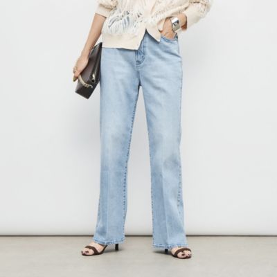 Rie Miller(リエミラー)の【RM denim】センタープレスハイウエスト