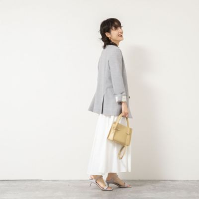 ウォッシャブルタフタタックフレアロングスカート　NOLLEY'S sophi NOLLEY'S sophi(ノーリーズソフィー)のウォッシャブルタフタタック