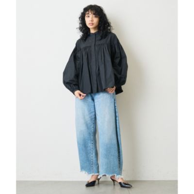 Whim Gazette(ウィム ガゼット)のタフタボリュームブラウス通販