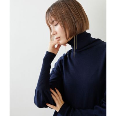 極美品.定価3.9万☆ウィムガゼット ウール タートルネックワンピース ニット Whim Gazette(ウィム ガゼット)のニットタートルネックワンピース通販