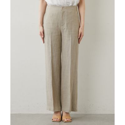 [GALLARDAGALANTE] リネンフレアパンツ GALLARDAGALANTE] リネンフレアパンツ