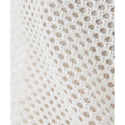 Whim Gazette 2wayアイレットメッシュニット美品 セール】2WAYアイレットメッシュニット（ニット/セーター