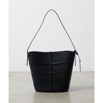 【Whim Gazette】CATARZI ストローショルダーバッグ Whim Gazette(ウィム ガゼット)の【CATARZI】ストローショルダー