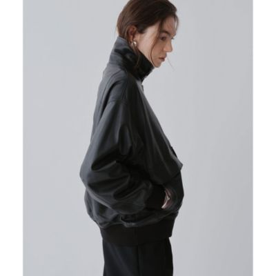 ウィムガゼット　山羊革　レザーブルゾン　ドロップショルダー　フリーサイズ　極美品 バイヤーおすすめブランドの新作アイテムをチェック！ | Whim