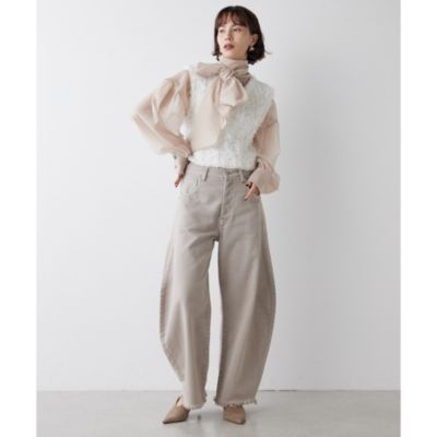 新品 Whim Gazetteツイードニットジレ ツィードニットジレ | Whim Gazette(ウィム ガゼット)レディース