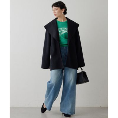 新品 定価39600円 ウィムガゼット ワイド フレア デニム パンツ ジーンズ Whim Gazette(ウィム ガゼット)のワイドフレアデニムパンツ通販