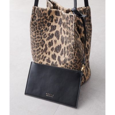 Whim Gazette(ウィム ガゼット)の【NOVIA】別注Straw LEO TOTE
