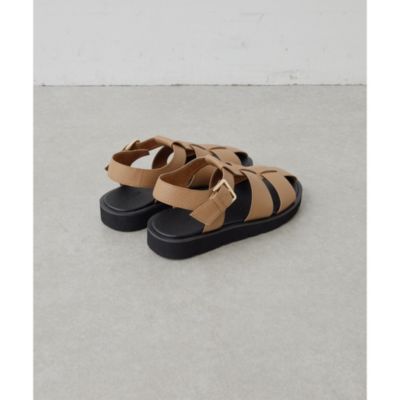 【美品／完売商品】Whim Gazette(ウィム ガゼット) クロスサンダル 2.718】ボリュームグルカサンダル | Whim Gazette(ウィム