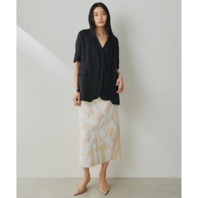 【ウィムガゼット】ツイルハーフスリーブジャケット　キャメル ツイルハーフスリーブジャケット | Whim Gazette(ウィム