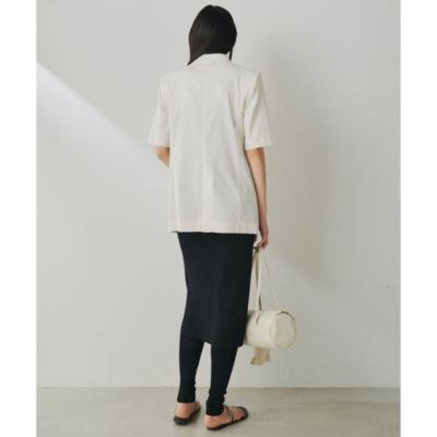 Whim Gazette(ウィム ガゼット)のリネンストレッチハーフ