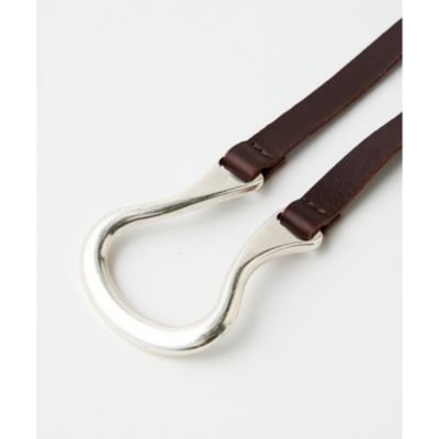 Whim Gazette(ウィム ガゼット)の【Hoaw.】バックルナローベルト通販