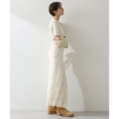 Whim Gazette(ウィム ガゼット)のジャガードラップスカート通販