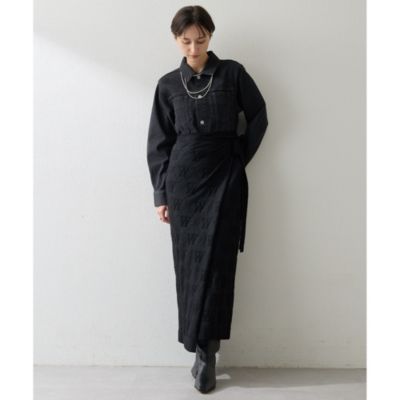 Whim Gazette(ウィム ガゼット)のストレッチデニムワンピース通販