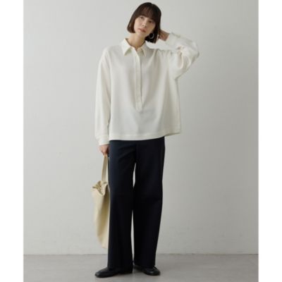 Whim Gazette(ウィム ガゼット)のダブルクロススキッパープルオーバー