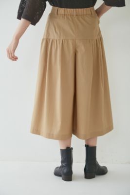 未使用　ヒューマンウーマン　キュロットパンツ　黒　M 完売品 セール】 ◇コットンツイルキュロットスカート （スカート