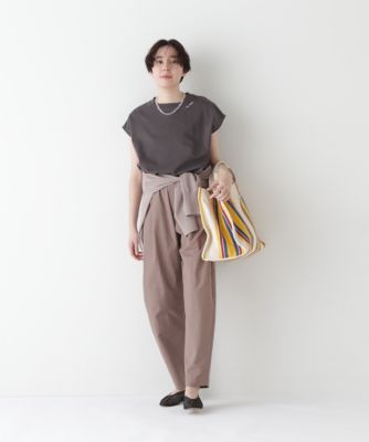 human woman / ヒューマンウーマン ◆ミニ裏毛刺繍ロゴプルオーバー human woman(ヒューマン ウーマン)の◇ミニ裏毛刺繍ロゴプル