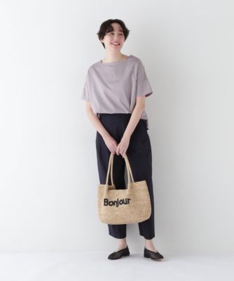 human woman(ヒューマン ウーマン)の◇機能素材バック刺繍ロゴ