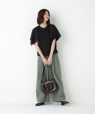 human woman / ヒューマンウーマン ◆コットンローンレースドッキングプルオーバー human woman(ヒューマン ウーマン)の◇コットンローンレース